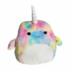 Squishmallows Navina Tie Dye Narwal 8" Plush