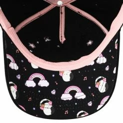 Squishmallows Cam The Cat Rainbow Dance Black Snapback Hat -Squishmallows popular shop unnamed file 20