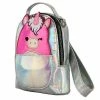 Squishmallows Lola The Unicorn White Wristlet Convertible Handbag