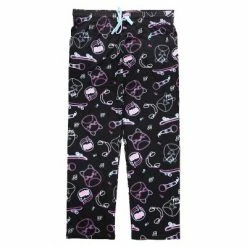Squishmallows Neon Line Art AOP Adult Black Sleep Pajama Pants -Squishmallows popular shop unnamed file 43