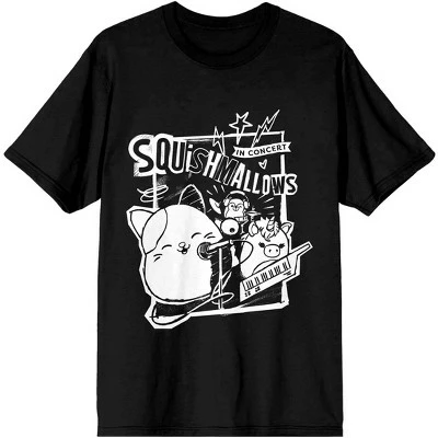 Squishmallows Rock Out Adult Black T-shirt 1 Squishmallows Rock Out Adult Black T-shirt -Squishmallows popular shop unnamed file 432